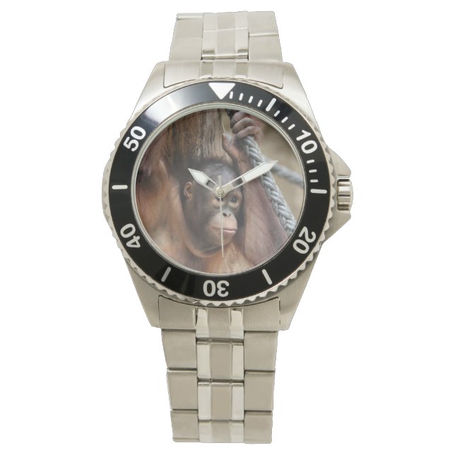Reloj De Pulsera OrangUtan 002 (Anverso)