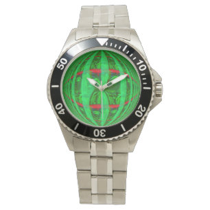 Reloj De Pulsera Orb Green print watch