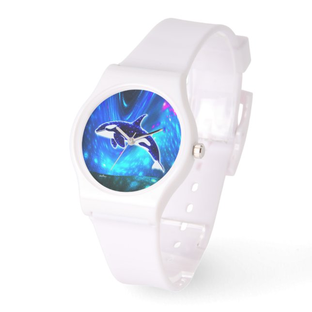 Reloj De Pulsera Orca Cósmica (Ángulo)