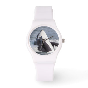 Reloj De Pulsera Orca saltando fuera del agua