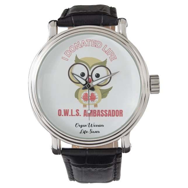 RELOJ DE PULSERA ORGAN DONOR E-WATCH (Anverso)