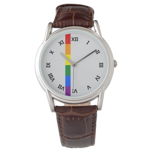 Reloj De Pulsera Orgullo arcoiris (Anverso)