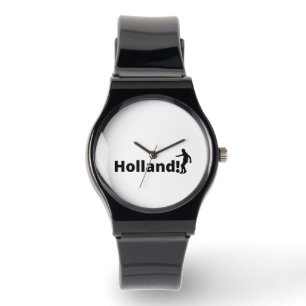 Reloj De Pulsera Orgullo Atlético Silueta Minimalista Holanda