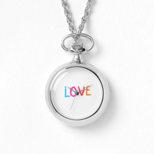 Reloj De Pulsera Orgullo de amor arcoíris acuarela LGBTQ Junio mode
