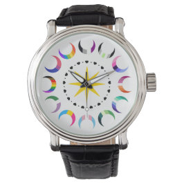 Reloj De Pulsera Orgullo de la Media Luna Queer