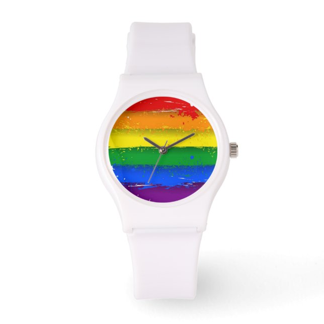 Reloj De Pulsera Orgullo LGBT (Anverso)