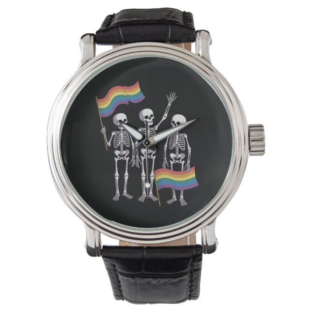 Reloj De Pulsera Orgullo LGBT Lesbiana Gay Ally LGBTQ Trans (Anverso)