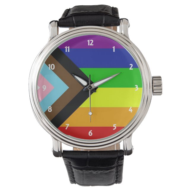 Reloj De Pulsera Orgullo LGBTQ+ (Anverso)