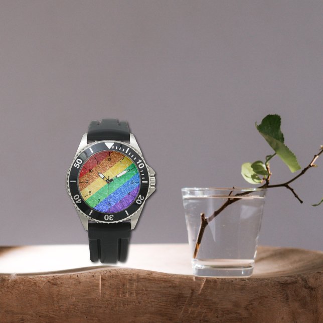 Reloj De Pulsera Orgullo LGBTQA+ arcoíris (Subido por el creador)