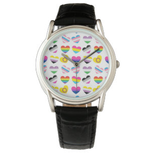 Reloj De Pulsera Orgullo Observar Corazones