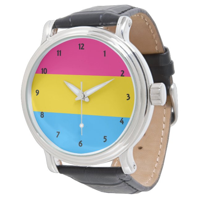 Reloj De Pulsera Orgullo Pansexual (Angular)