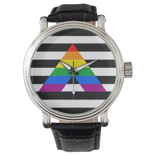 RELOJ DE PULSERA ORGULLO RECTO DEL ORGULLO 2014 DEL ALIADO
