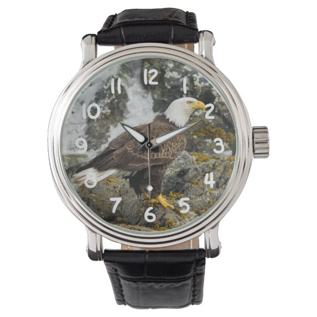 Reloj De Pulsera Orgulloso Bald Eagle (Anverso)