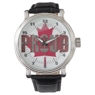 Reloj De Pulsera Orgulloso canadiense