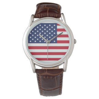 Reloj De Pulsera Orgulloso de ser estadounidense: Declaración de la