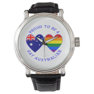 Reloj De Pulsera Orgulloso de ser un australiano gay