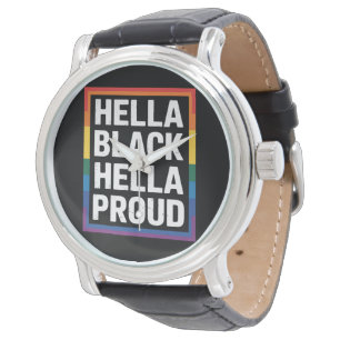 Reloj De Pulsera Orgulloso Negro Orgulloso Afroamericano Orgullo Ga