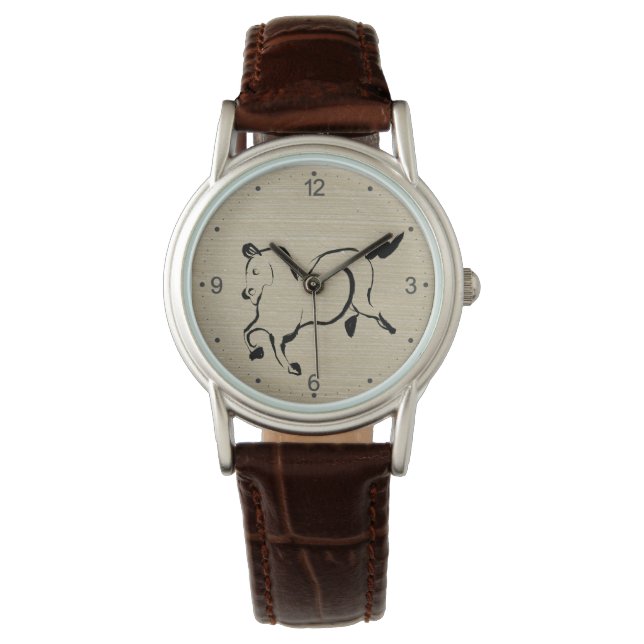Reloj De Pulsera Original Horse Painting Chinese Zodiac Birthday W5 (Anverso)