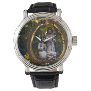 Reloj De Pulsera Ornamento de la Natividad