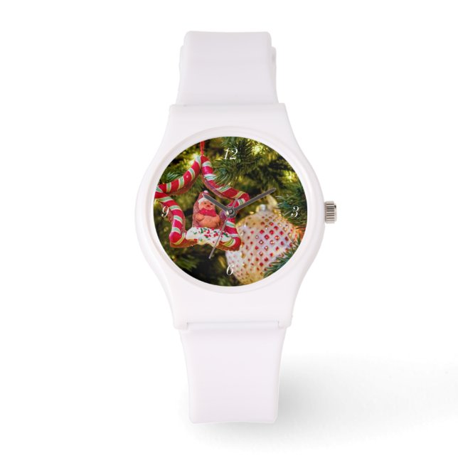 Reloj De Pulsera Ornamento de Navidad de Gingerbread (Anverso)
