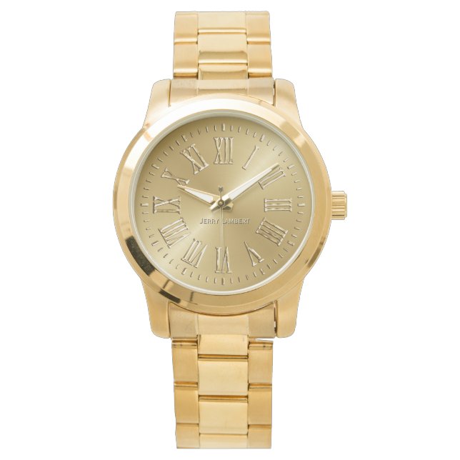 Reloj De Pulsera Oro de firma (Anverso)