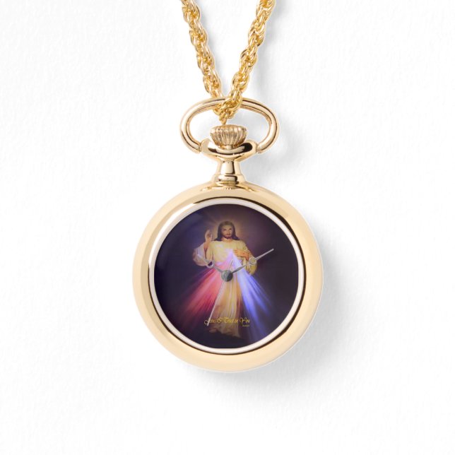 Reloj De Pulsera Oro de Mercy Divina (Anverso)