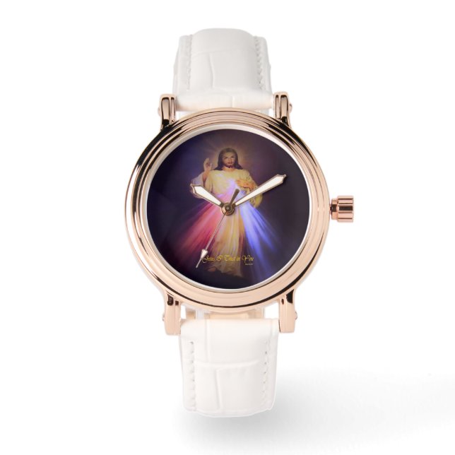Reloj De Pulsera Oro de Mercy Divina (Anverso)
