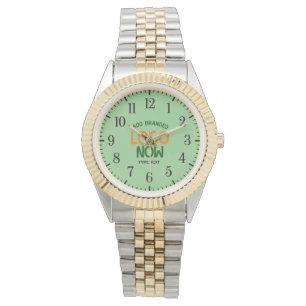 RELOJ DE PULSERA ORO LIMPIO CONTEMPORÁNEO SILVERY MINT GREEN FASHIO