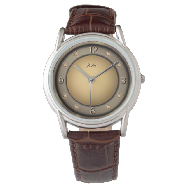Reloj De Pulsera Oro marrón (Anverso)
