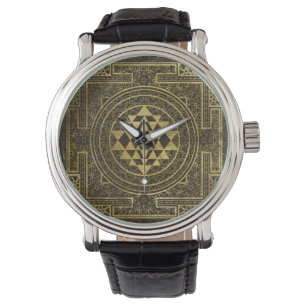 Reloj De Pulsera Oro Sri Yantra / Sri Chakra