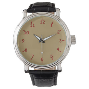 Reloj De Pulsera Oro y marrón