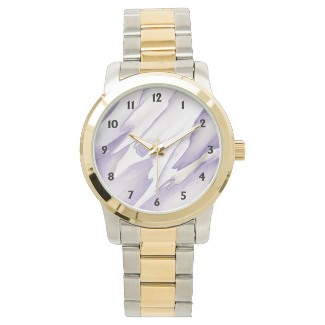 Reloj De Pulsera Orquídea Violenta (Anverso)