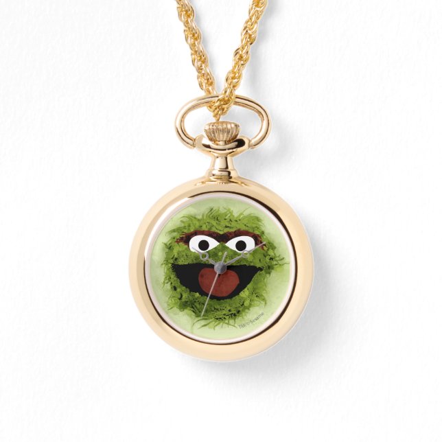 Reloj De Pulsera Oscar el Grouch | Tendencia acuarela (Anverso)