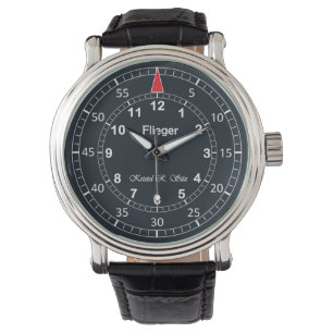 Reloj De Pulsera Oscuridad clásica de Flieger de Kristel