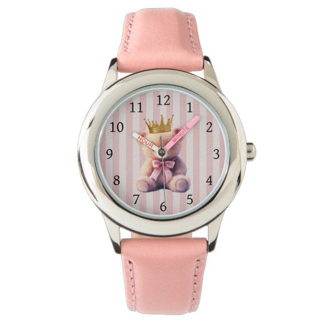 Reloj De Pulsera Osito de peluche princesa (Anverso)