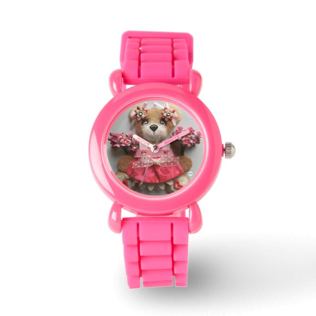 Reloj De Pulsera Oso de lágrima cardíaca (Anverso)