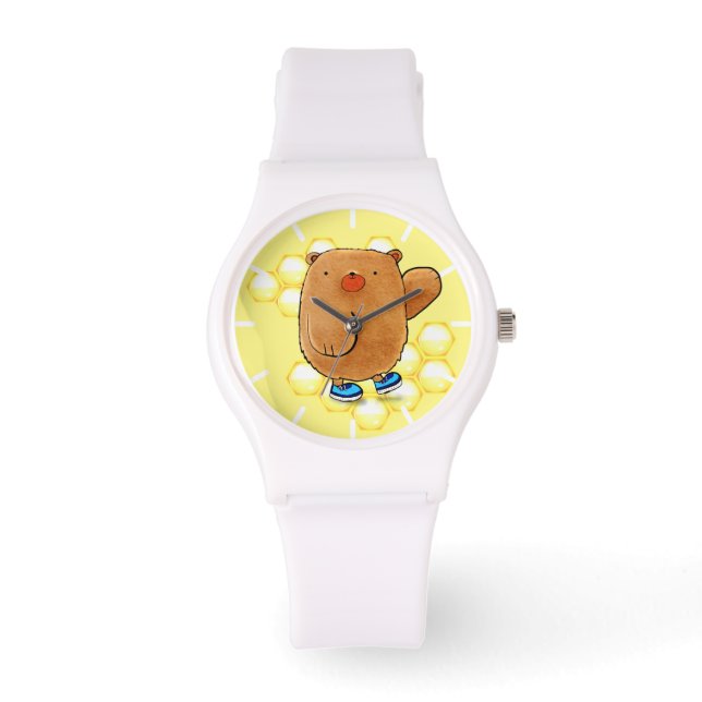 Reloj De Pulsera Oso dulce de miel (Anverso)