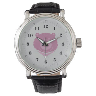 Reloj De Pulsera Oso negro taiwanés (oso de garganta blanca)