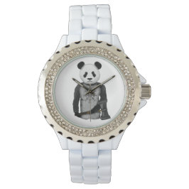 Reloj De Pulsera Oso Panda Con Martillo Viking