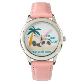 Reloj De Pulsera Oso panda perezoso adorable