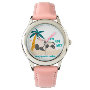 Reloj De Pulsera Oso panda perezoso adorable