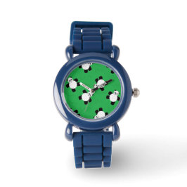 Reloj De Pulsera Oso panda tendido sobre la hierba