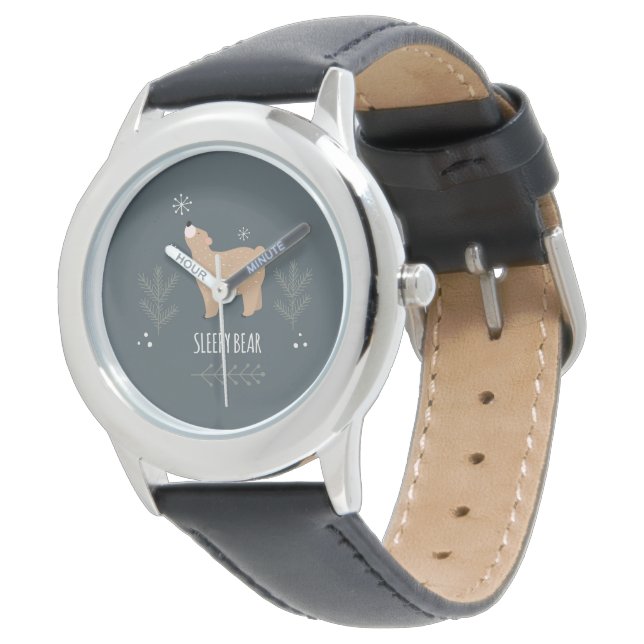 Reloj De Pulsera Oso somnoliento (Angular)
