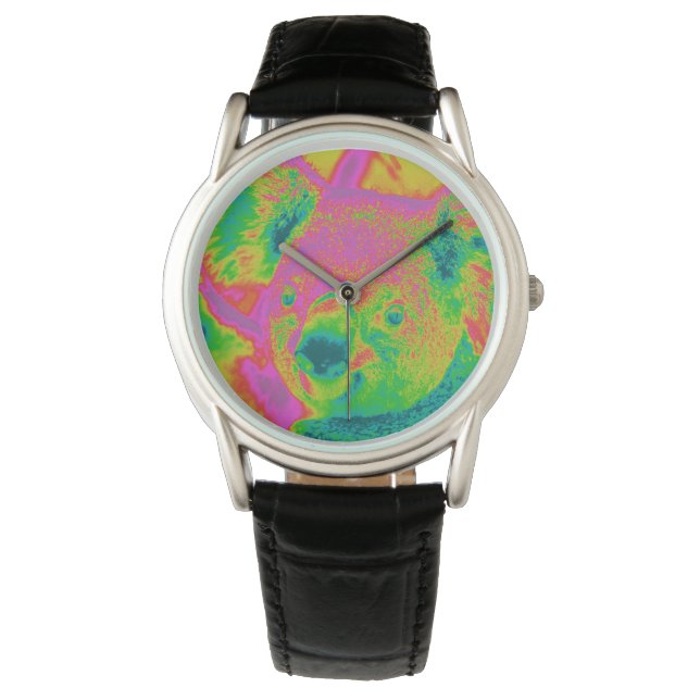 Reloj De Pulsera osos de koala fluorescente (Anverso)