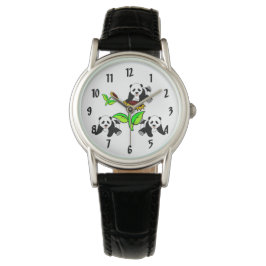 Reloj De Pulsera Osos Panda de girasol