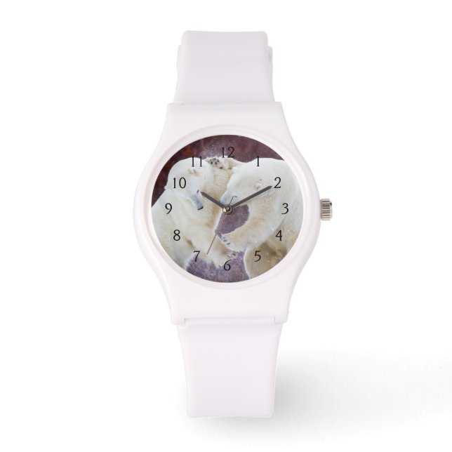 Reloj De Pulsera Osos polares esparrancándose 2 (Anverso)