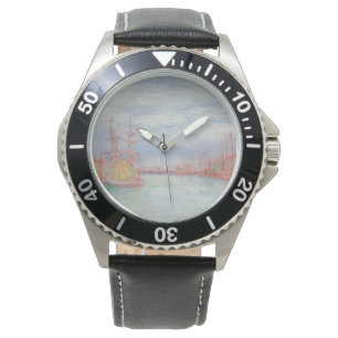 Reloj De Pulsera Ostend Harbor de James Ensor (1900)