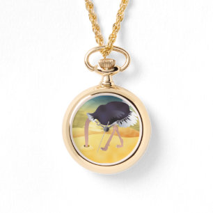 Reloj De Pulsera Ostrich personalizado Con Cabeza En Arena