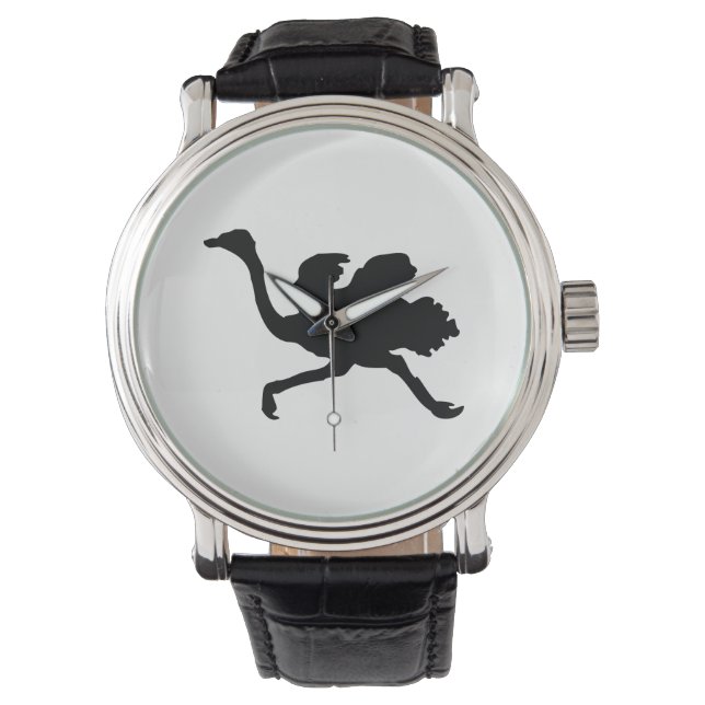 Reloj De Pulsera Ostrich Silhouette (Anverso)