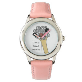 Reloj De Pulsera Ostrich Watch for Kids "long time no see"